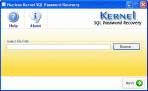 Nucleus Kernel SQL Password Recovery 4.02