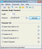 SoftFuse Password Generator Free 2.3