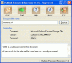Outlook Password Recovery 1.0b