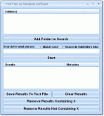 Find Files By Metadata Software 7.0