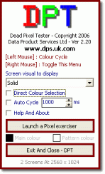 Dead Pixel Tester 2.10