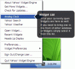 Yahoo! Widget Engine (Mac OS X) 3.1.5