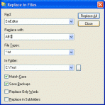 Replace in Files 1.01