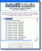 IntelliAdmin Add/Remove Program Cleaner 2.8