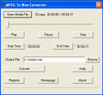 MPEG To Wav Converter 1.0.0.2