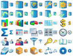 Database Software Icons 2008