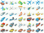 Transport Icons for Vista 2008