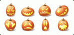 Icons-Land Vista Style Halloween Pumpkin Emoticons 2.0