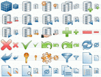 Database Toolbar Icons 2010.1
