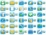 iPhone Style Toolbar Icons 2009.2