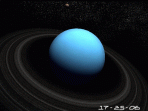 Planet Uranus 3D Screensaver 1.0