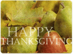 Thanksgiving Blessings Screensaver 1.0