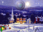 Happy Winter Christmas Clock ScreenSaver 1.1