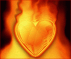 Heart On Fire Screensaver 2.20.018