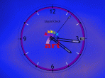 7art Liquid Clock ScreenSaver 1.1