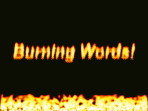 Burning Words Screensaver 1.1